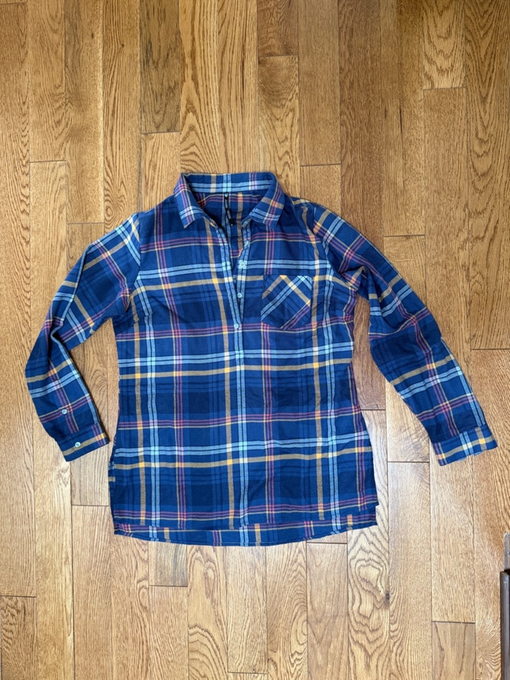 Kuhl Blue Plaid Quarter Button-Down Shirt